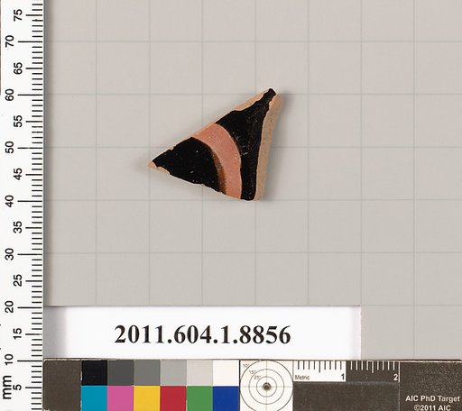 Terracotta fragment of a kylix (drinking cup)