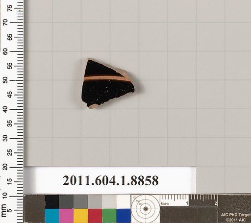 Terracotta fragment of a kylix (drinking cup)