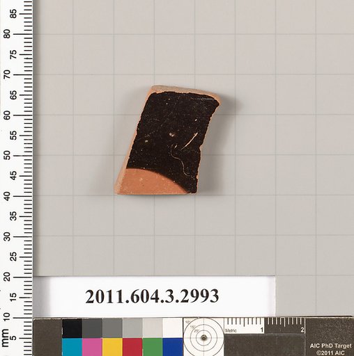 Terracotta fragment of a kylix (drinking cup)