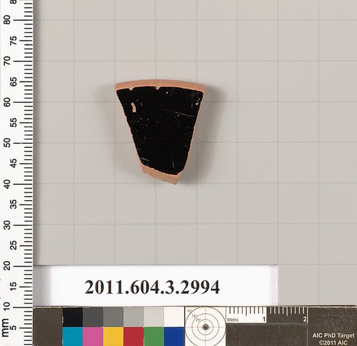 Terracotta fragment of a kylix (drinking cup)