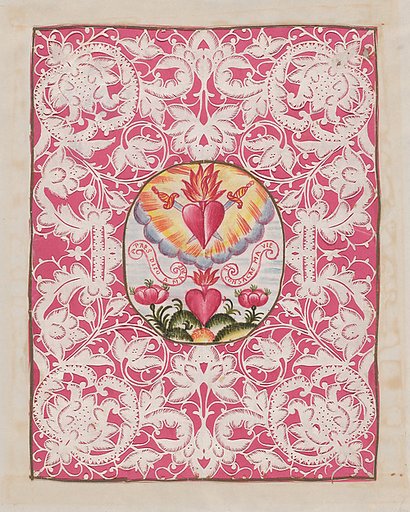 Canivet or Devotional with Sacred Heart