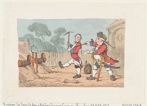 The Siege of Namur by Captain Shandy and Corporal Trim (Tristram Shandy)