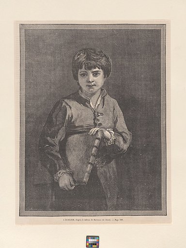 L'Écolier, from "L'Univers Illustré"