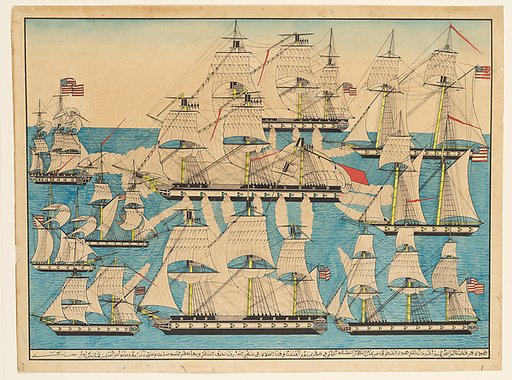 The American Fleet Defeating Rais Hamdu off Cape Gata