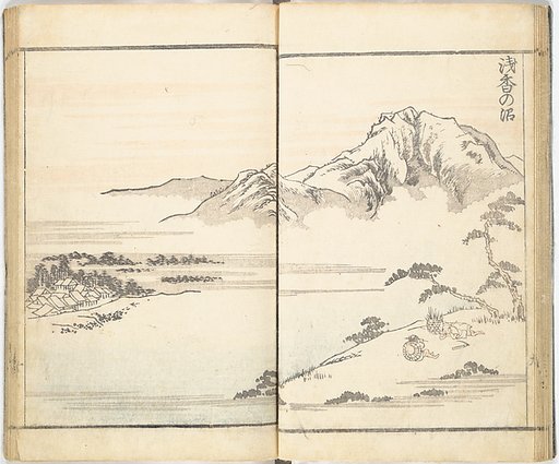 Prospects and Views, Picture Album of Landscapes (Shōkei chōbō, Sansui gafu) 勝景眺望山水画譜