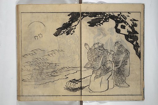 People of Yamato (Japan) Picture Album (Yamato jinbutsu gafu) Second series 倭人物画譜 後編