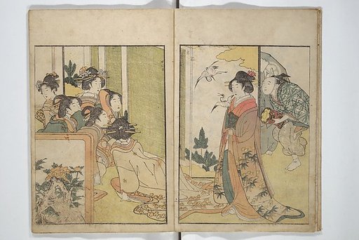 Picture Book on Flowers of the Four Seasons (Ehon shiki no hana) 絵本四季花