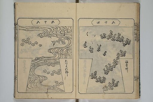 Book of Kosode Patterns (Hiinagata Ise no umi) 雛形伊勢乃海
