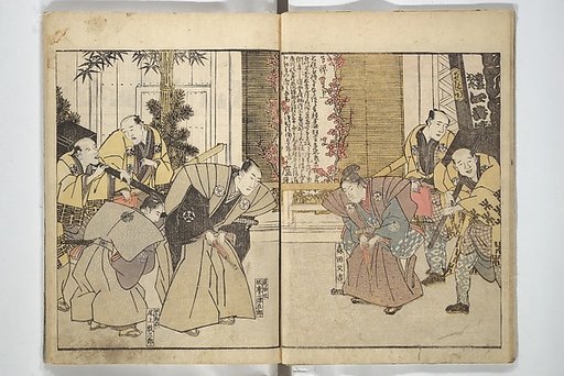 Amusements of Kabuki Actors of the “Third Floor” [Dressing Room], by Shikitei Sanba 俳優三階興