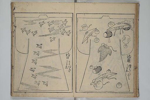 Contemporary Kimono Patterns (Tōsei hiinagata) 当世ひいな形