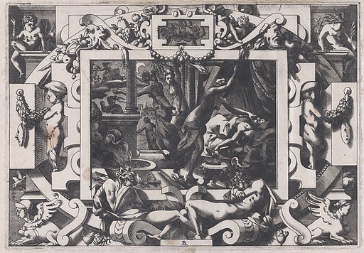 Pelias Killed by his Daughters (Dont par pitié elles prennent courage son sang vider par violent outrage...), from "Jason and the Golden Fleece"