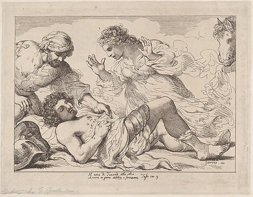 Erminia Discovers the Wounded Tancred (from Tasso, Gerusalemme Liberata)