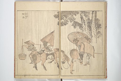 Various Pictures by Hokusai (Hokusai soga) 北斎麁画