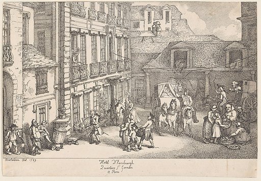 Hotel d'Hambourgh, Quartiere St. Germain a Paris