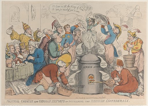 Political Chemist and German Retorts or Dissolving the Rhenish Confederacy