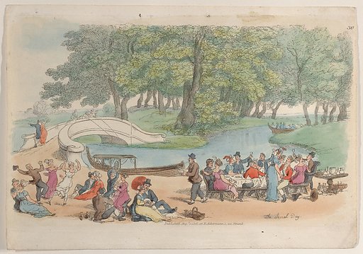 Plate 30: The Social Day, from "World in Miniature"