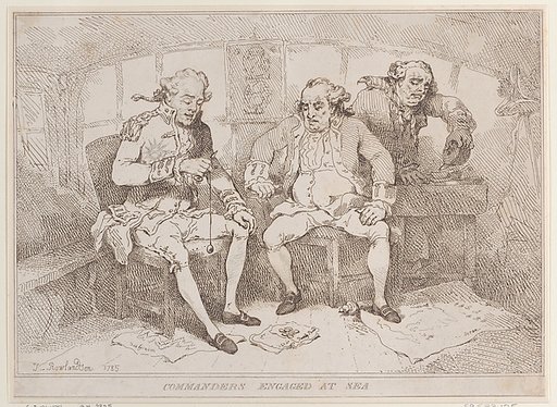 Commanders Engaged at Sea