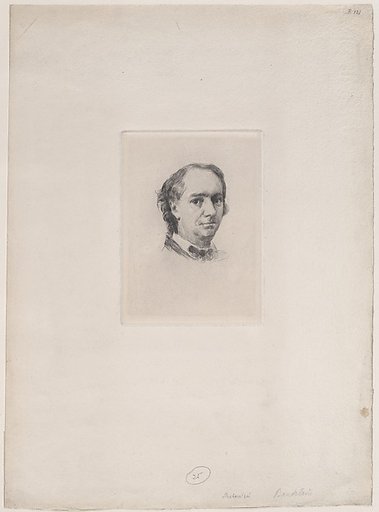 Portrait of Charles Baudelaire