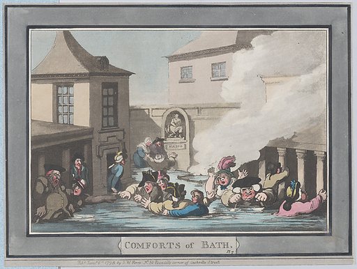 Comforts of Bath, Plate 7