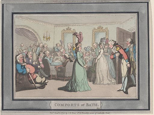 Comforts of Bath, Plate 8