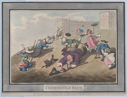 Comforts of Bath, Plate 12