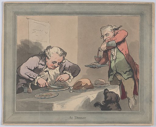 At Dinner