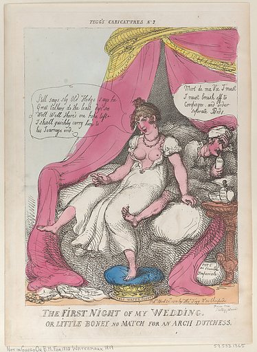 The First Night of My Wedding, or Little Boney No Match For an Arch Dutchess