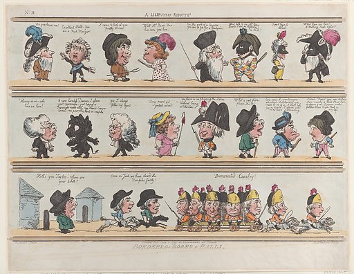 A Liliputian Ridotto!, Borders for Rooms & Halls, Plate 11