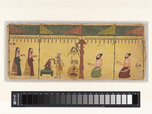 Double-sided folio from a Ramayana series