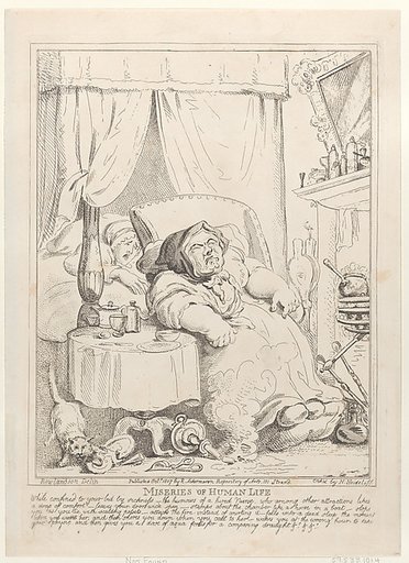 Miseries of Human Life: "While confined to your bed by sickness..."