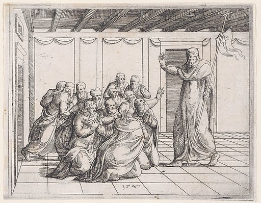Risen Christ Appearing to the Disciples, from Old and New Testaments