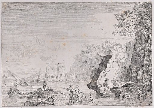 Harbor and Fishermen