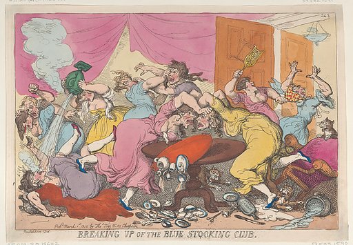 Breaking Up of the Blue Stocking Club