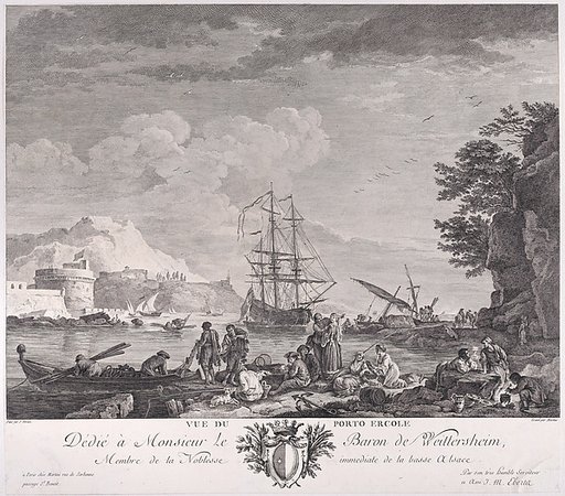 View of Port Ercole