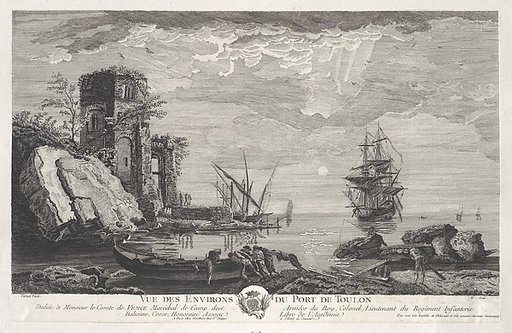 View of the Surroundings of the Port of Toulon