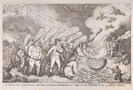 A Charm for a Democracy, Reviewed, Analysed, & Destroyed Jan 1 1799 to the Confusion of its Affiliated Friends