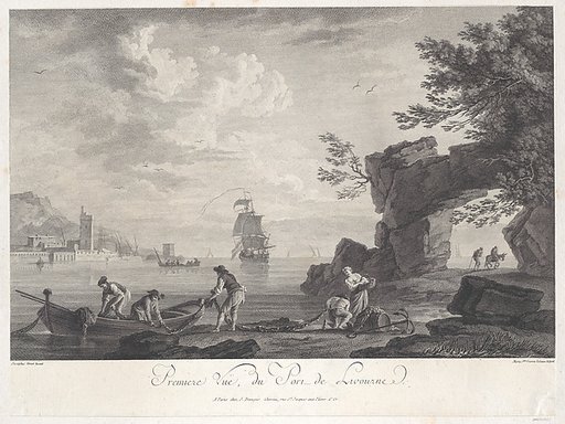 First View of the Port of Livourne
