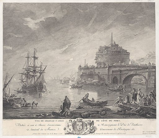 View of Saint Angel's Castle from Port Side