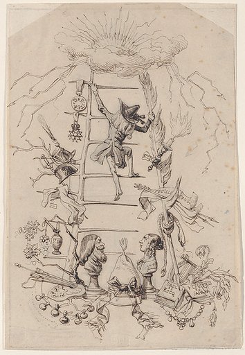 Illustration in Jérôme Paturot, by Louis Reybaud, Paris, 1846