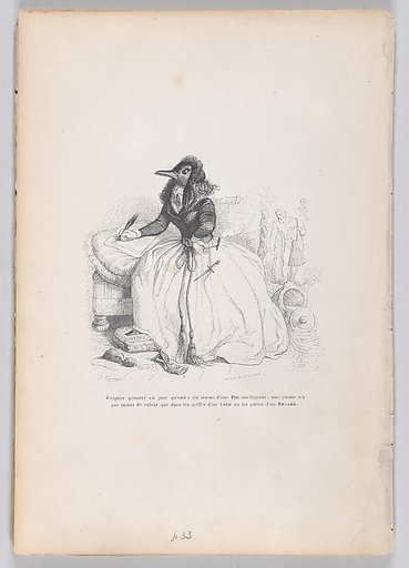 I hope to prove one day that in the hands of a magpie, a feather is no less valuable than in the claws of a wolf or the legs of a fox, from "Scenes from the Private and Public Life of Animals"