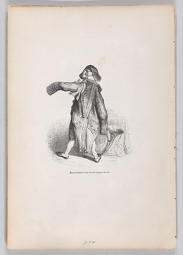 My captor was one of the king's lackeys, from "Scenes from the Private and Public Life of Animals"