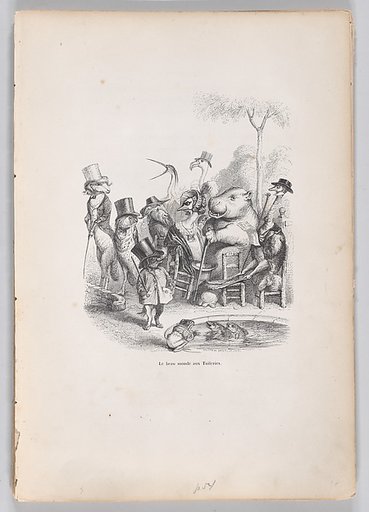 The Beautiful World of the Tuileries, from "Scenes from the Private and Public Life of Animals"
