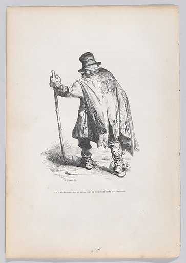 There are men who walk around begging on fertile ground, from "Scenes from the Private and Public Life of Animals"