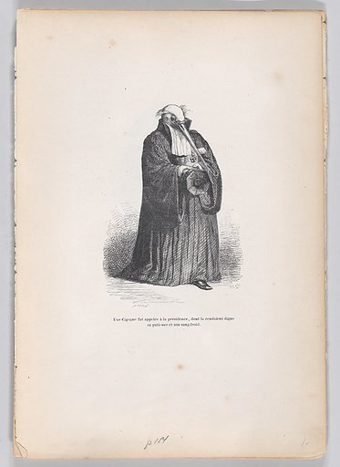 A Stork was called to the presidency..., from "Scenes from the Private and Public Life of Animals"