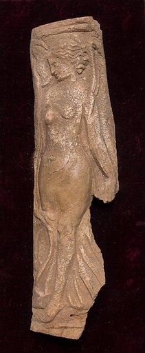 Bone plaque with Female Dancer