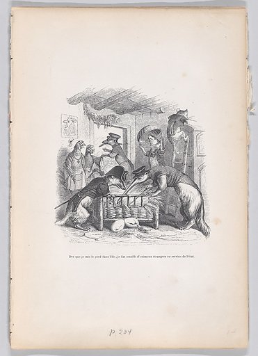 As soon as I set foot on the island..., from "Scenes from the Private and Public Life of Animals"