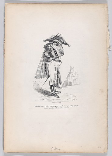 He had only his beautiful colors..., from "Scenes from the Private and Public Life of Animals"
