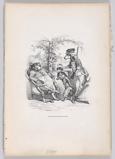 I was ignominiously arrested, from "Scenes from the Private and Public Life of Animals"