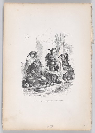 I urged them to eat some boiled eggs, from "Scenes from the Private and Public Life of Animals"