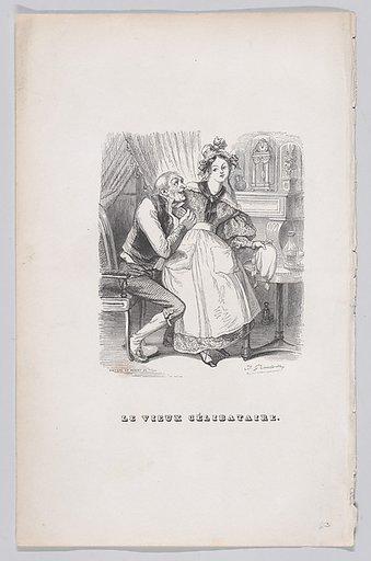 The Old Bachelor, from "The Complete Works of Béranger"